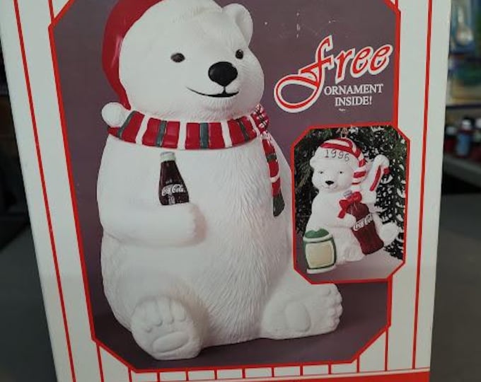 Coca Cola Bear Cookie Jar