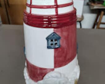 Lighthouse cookie jar
