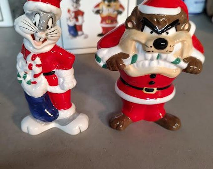 Looney Tunes Holiday Salt and Pepper Shakers