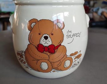 I'm Stuffed Cookie Jar