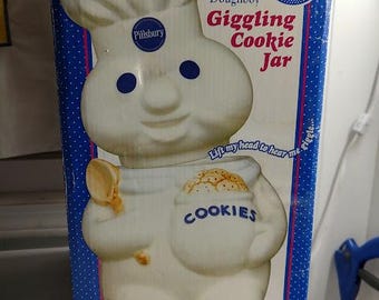 Pillsbury Doughboy Giggling Cookie Jar