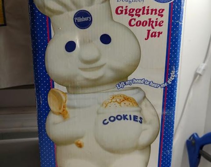 Pillsbury Doughboy Giggling Cookie Jar
