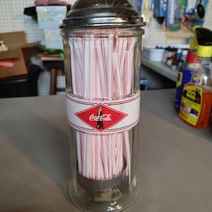 Coke Straw Dispenser - Etsy