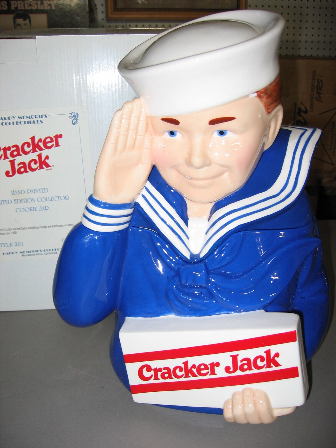 Cracker Jack Cookie Jar From Happy Memories Etsy