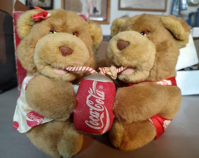 Coca Cola Bears sharing a Coke