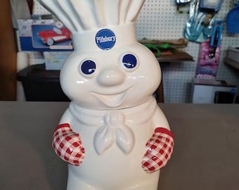 Pillsbury Doughboy Chef Giggling Cookie Jar