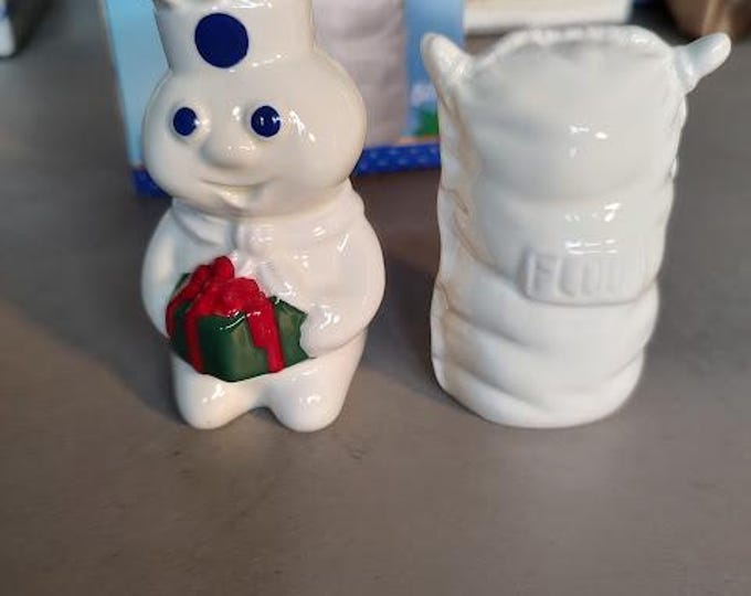 Pillsbury Doughboy Holiday Salt and Pepper Set