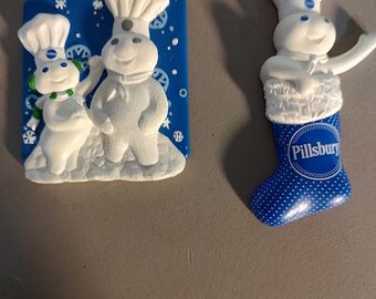 Pillsbury Doughboy Large Christmas Magnets