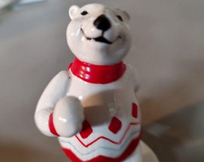 Coca Cola Bear Figurine