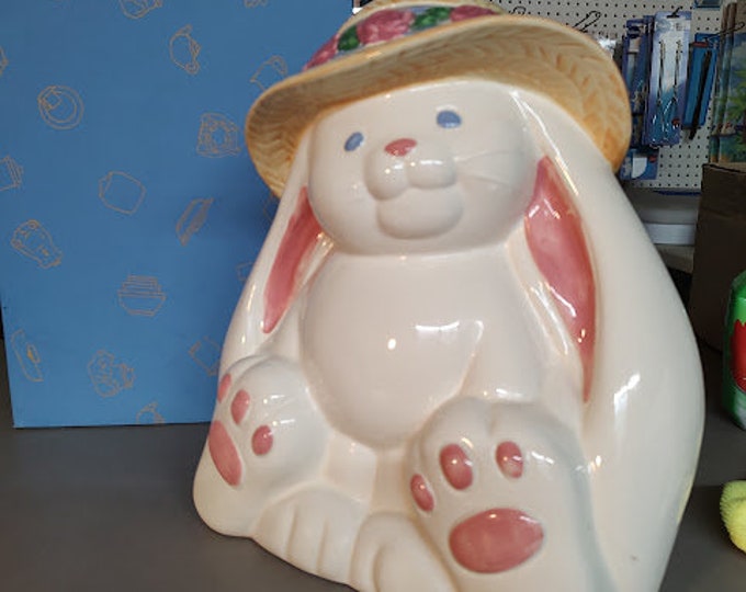 Easter Bunny Cookie Jar from Treasure Craft