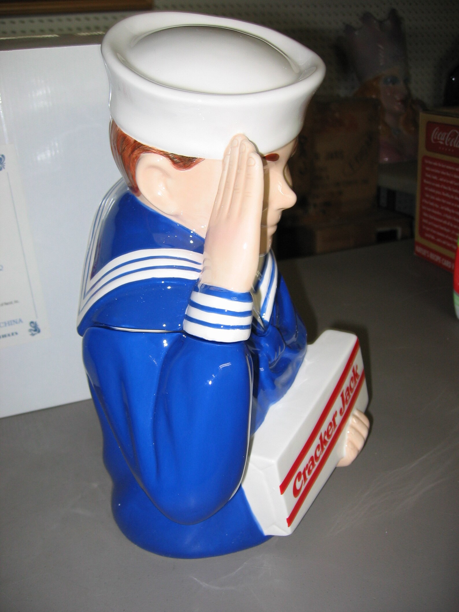 Cracker Jack Cookie Jar From Happy Memories Etsy