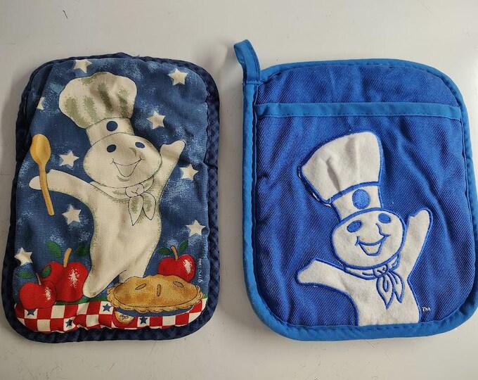 2 Pillsbury Doughboy Pot Holders