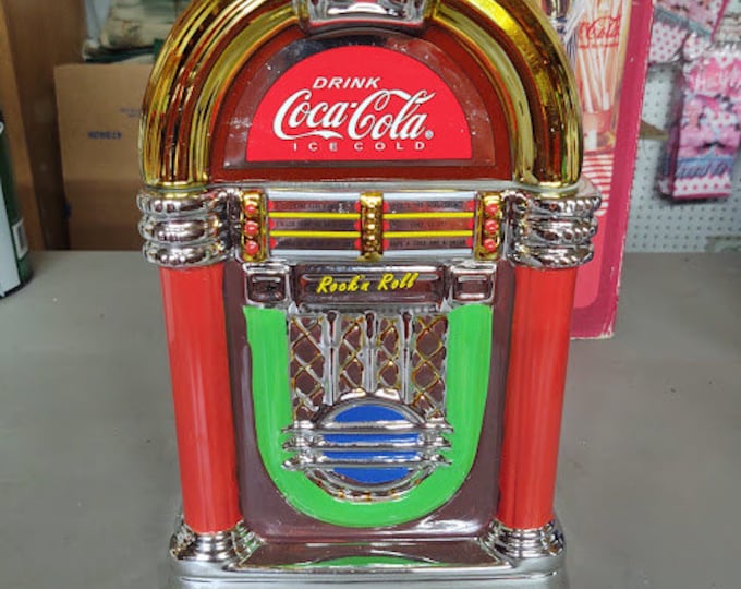 Coca Cola Juke Box Cookie Jar