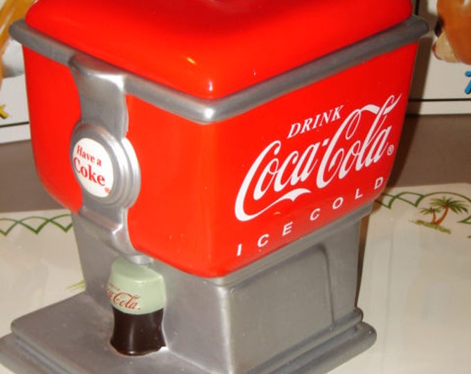 Coca Cola Fountain Cookie Jar