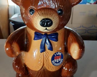 Kraft Marshmallows Teddy Bear Cookie Jar