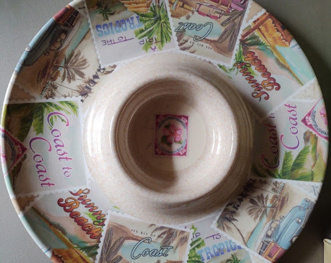 Tropical Chips and Salsa Tray