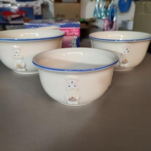 Pillsbury Doughboy Porcelain Bowls