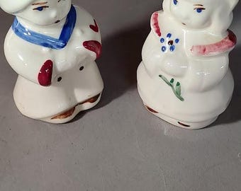 Dutch Girl and Boy Salt and Pepper set