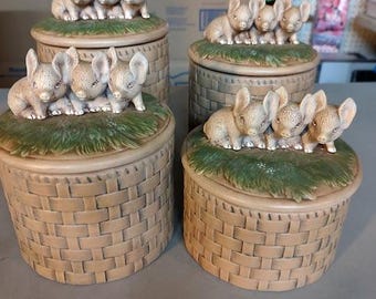 Piggy Canister Set