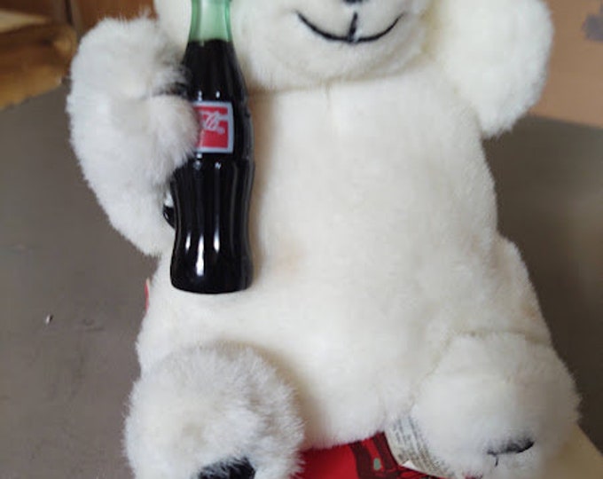 Coca Cola small Plush Bear from Play by Play