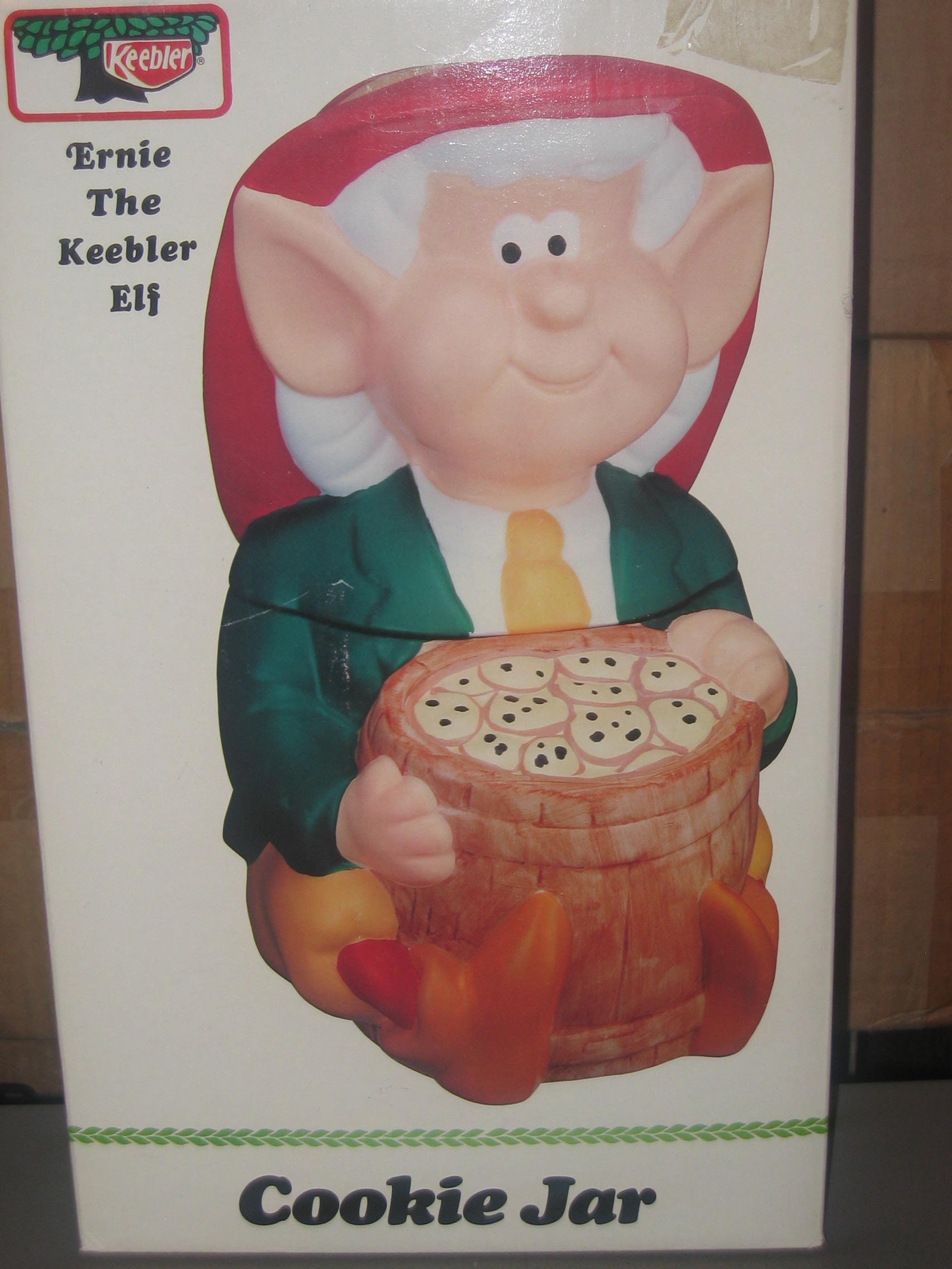 Elf Ernie Keebler Cookie Jar