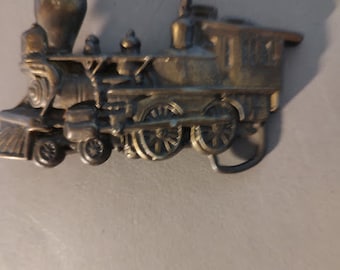 Train Metal Belt Buckle