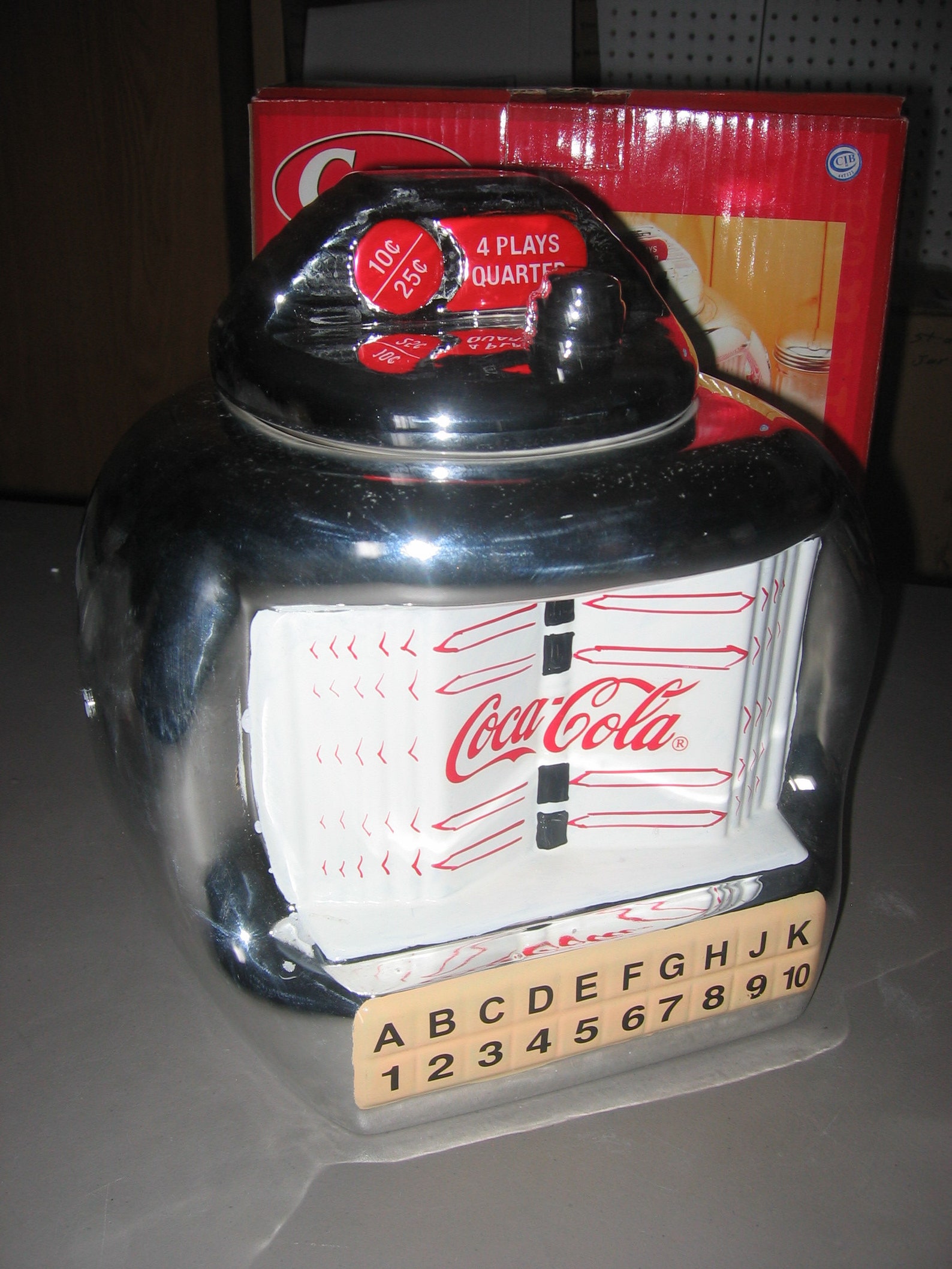 Coca Cola Jukebox Cookie Jar Etsy