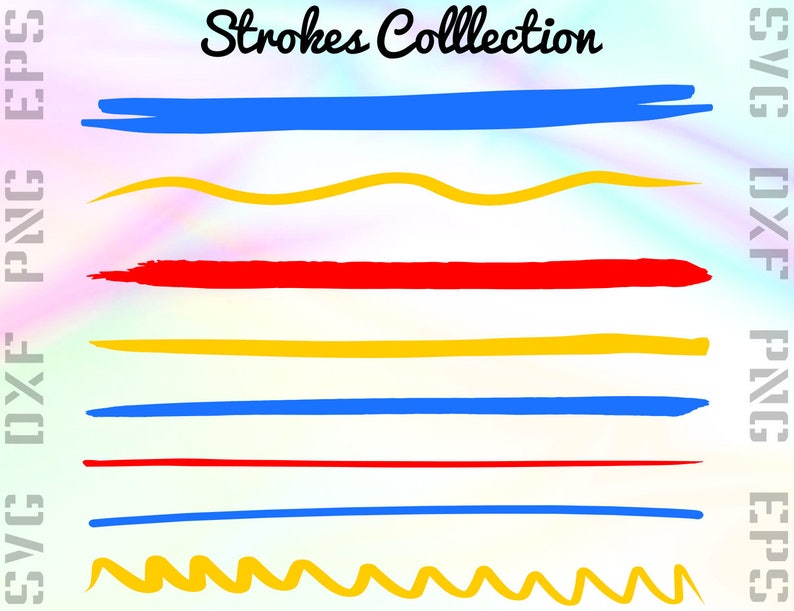 Download Stroke SVG Files Stroke Clipart Brush Cricut Files | Etsy