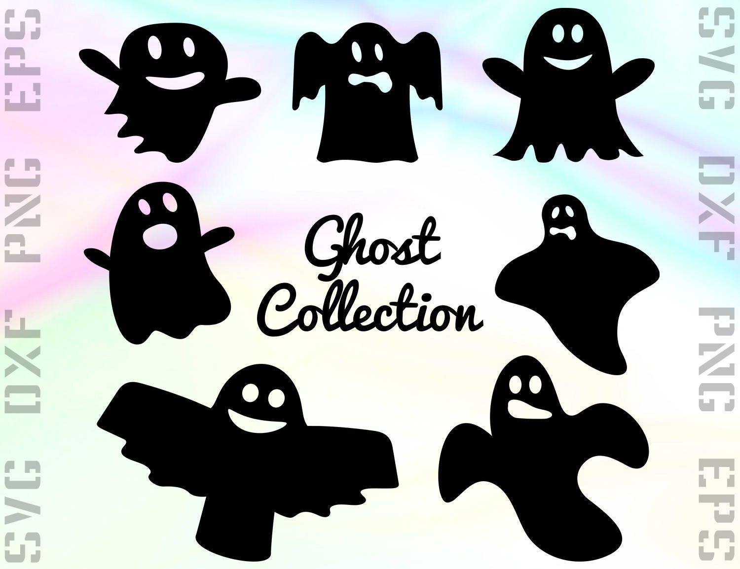 Download Ghost SVG Files Ghost Clipart Halloween Ghost Cricut Files ...