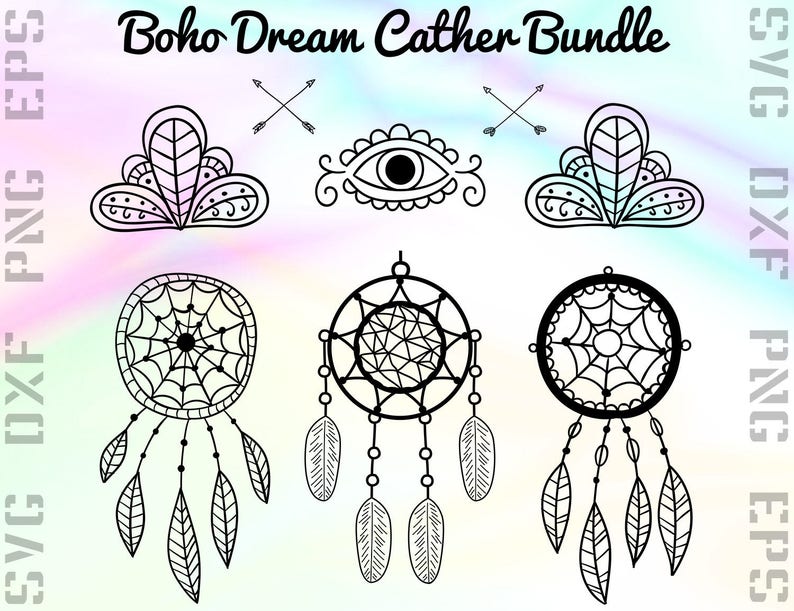 Eps Vectors Dxf Dream Catcher Dxf Files Tribal Dream Catcher Cut Files Dream Catcher Svg Files Svg Png Boho Dream Catcher Clipart Clip Art Art Collectibles Jewellerymilad Com