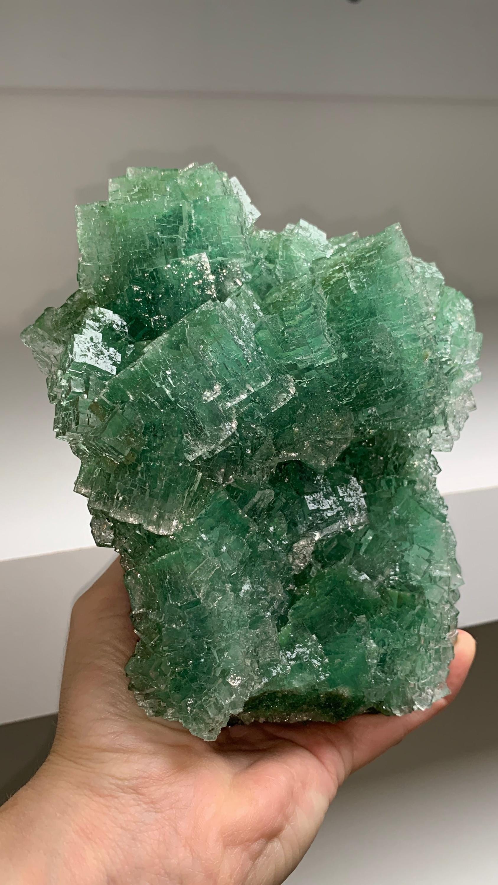 Very High Grade Green Halite Both-sided *