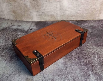 Tolkien board game gift  logo Tray and Tower Handmade Custom Engraving Dice  Engraving Dice Tray  lord of the ring custom Best Dnd Gift