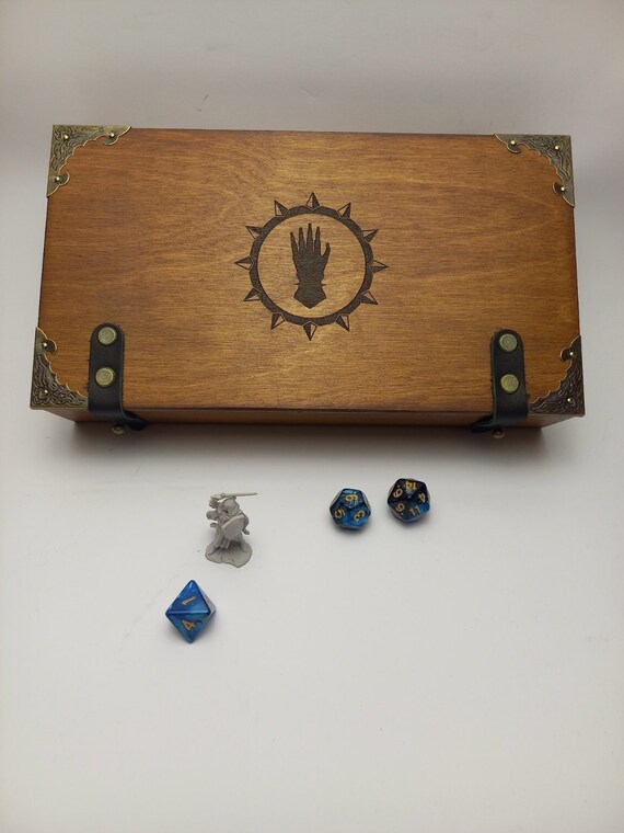 Iron Hands 40k War Set of the Brown Dice Tray and Dice Tower Etsy