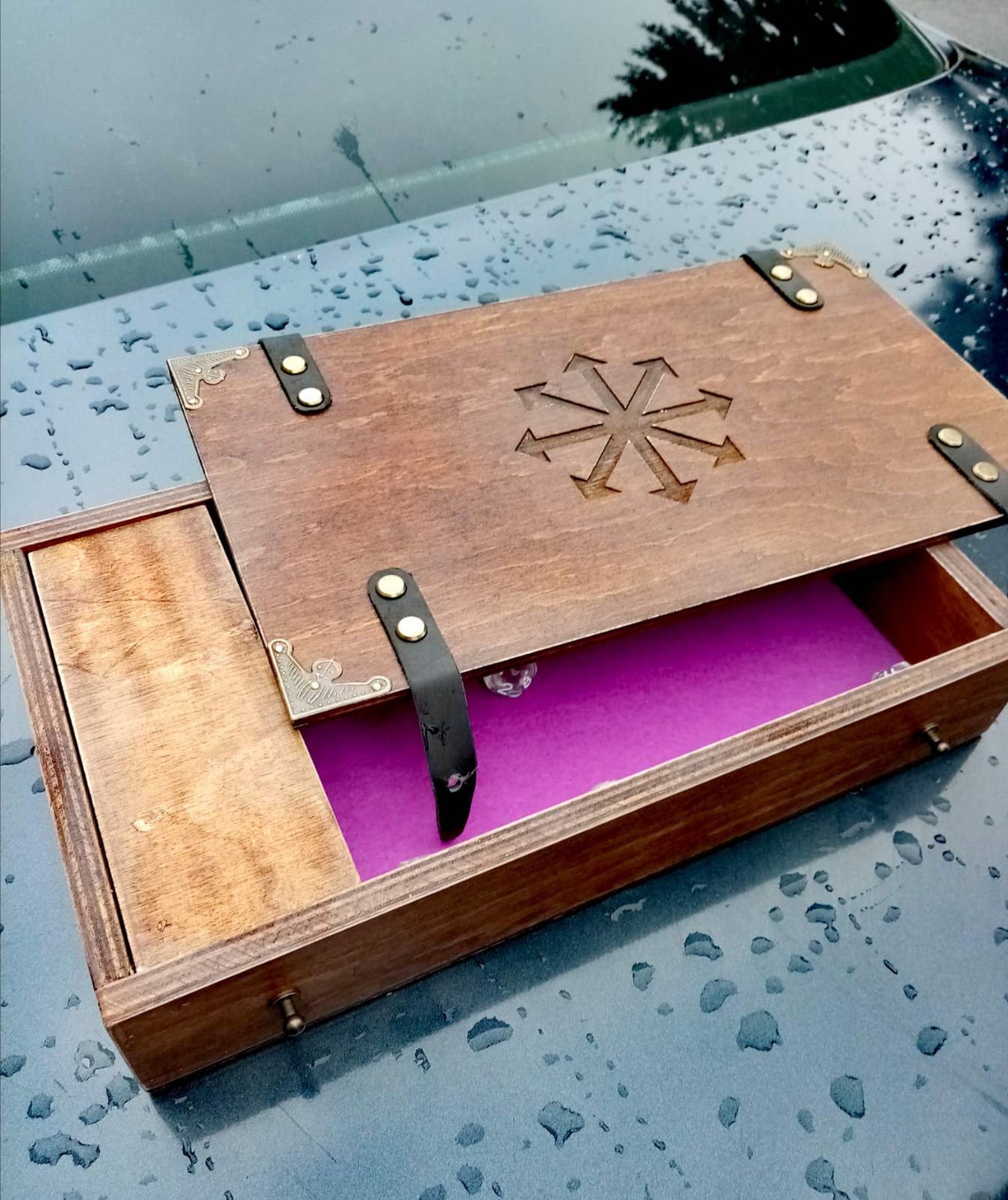 Dice tray RPG Dice box DnD Large dice tray with storage and Etsy