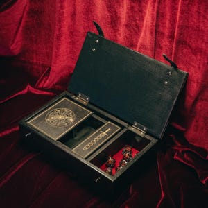 Dice Tray and Tower Custom Quality Engraving Dice Tray Unique Design Handmade Personalized Dice Tower Dice Box and Storage Comic Con Gift