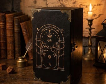 Armario para dados de alta calidad para almacenamiento de dados de D&D, bóveda modular para dados con bandejas magnéticas, organizador de juegos de rol, regalo para Dungeon Master.