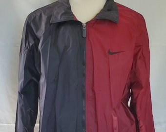 Nike Windbreaker Maroon | Etsy