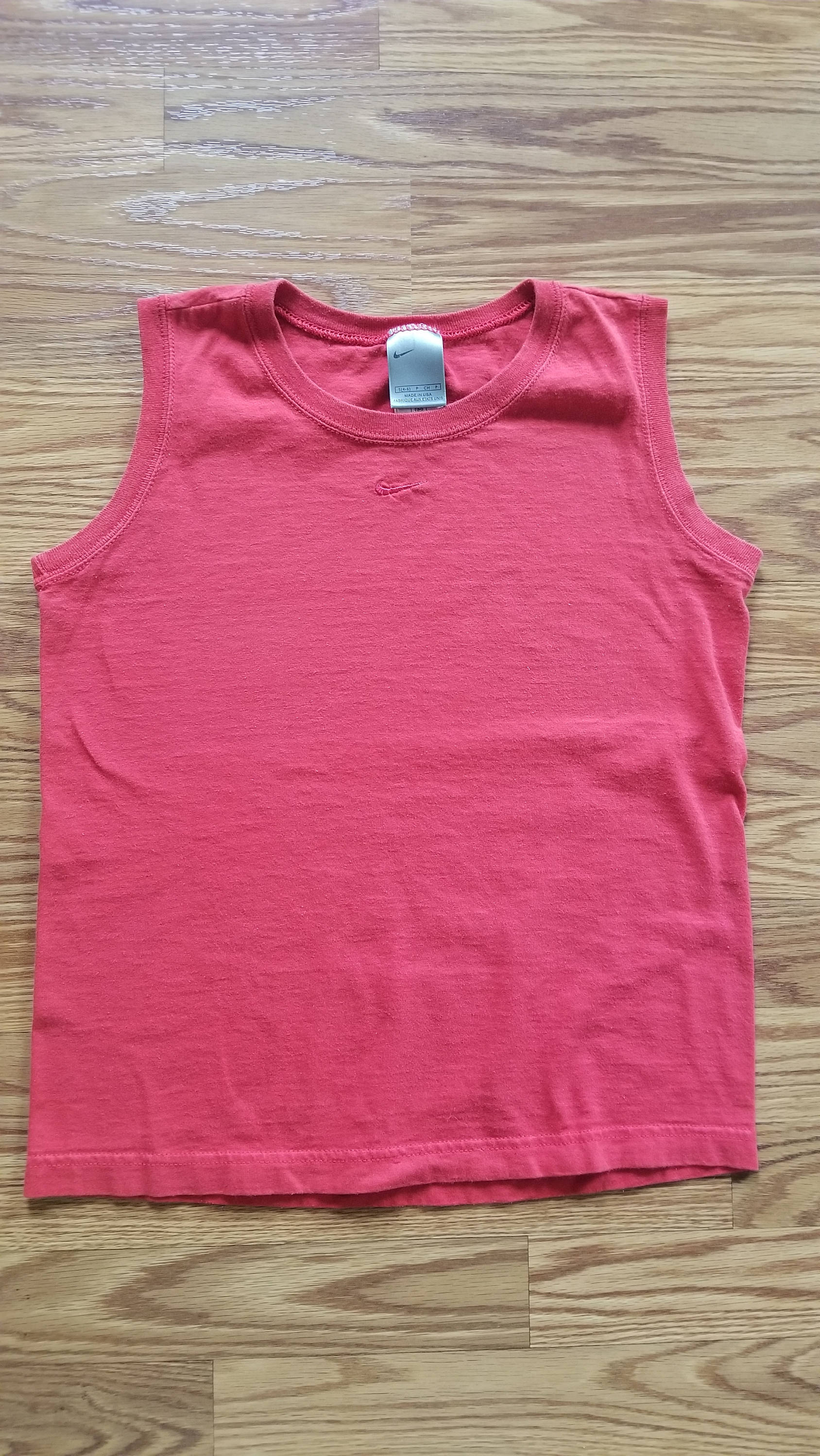 Nike Vintage 90's Women's Red Tank Top Vintage rare NIKE Tank Top Embroidery