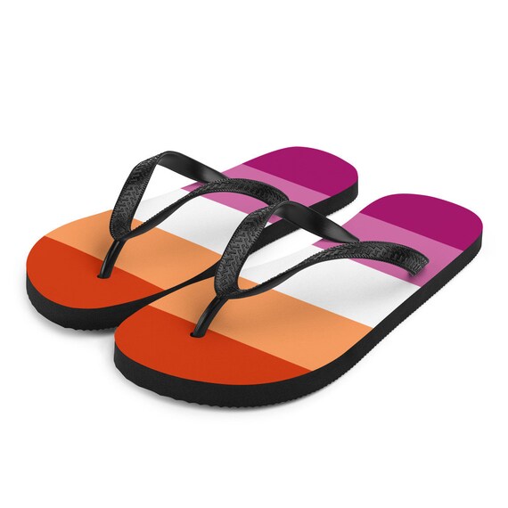 pride flip flops