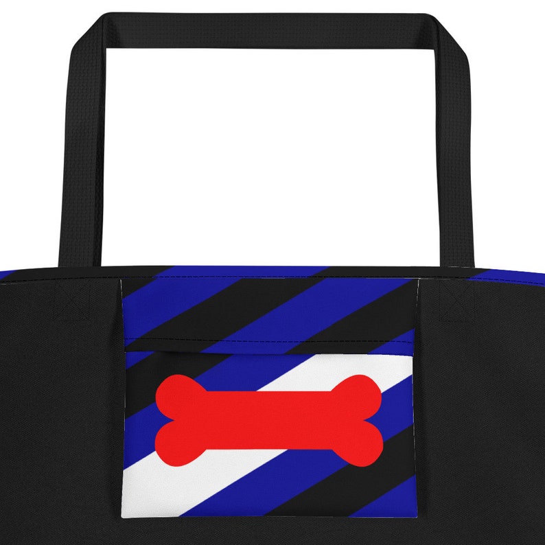 BDSM Leather Pup Fetish Flag Tote Gay Puppy Play Pride Beach Bag