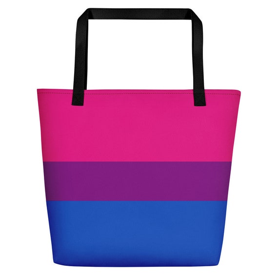 Lgbt Bisexual Bandera Tote Lgbtq Bi Orgullo Personalizado Etsy