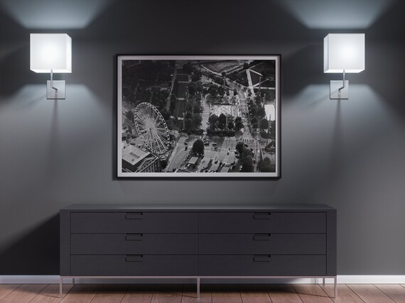 Atlanta Cityscape Print Atlanta City Print Atlanta Wall Decor Etsy