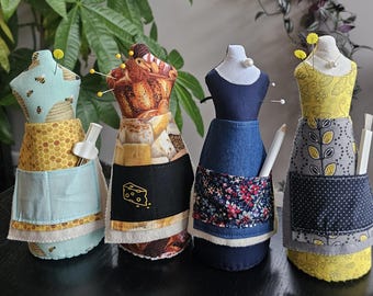 Handcrafted Dress Form Pin Cushion | Sewing Notions