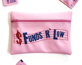 Zipper pouch | Pink pouch | Coin purse | Cute pouch | Cute coin purse | Small gifts