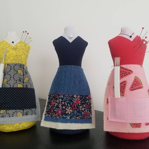 Pin cushions | Dress form pin cushion | Mannequin pin cushion | Sewing notions | Cute pin cushion