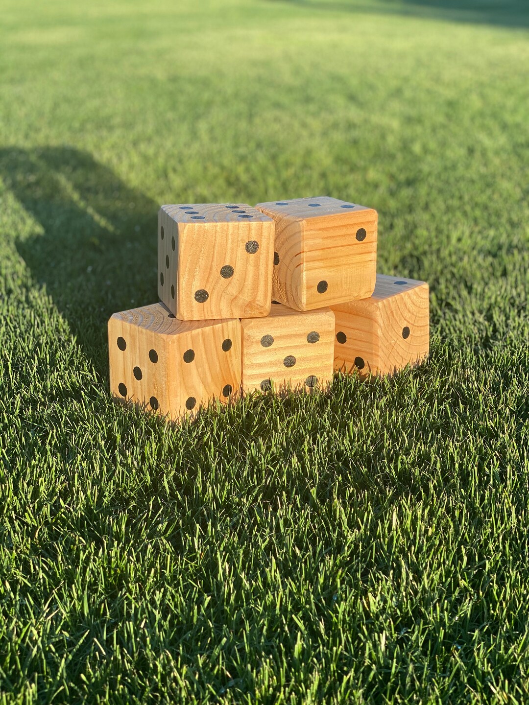 Wooden Yard Dice / Large Lawn Dice Etsy