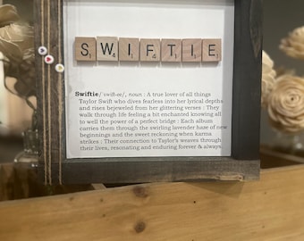 Swiftie Definition Sign, Taylor Swift Fan Decor, Eras Tour Inspired Gift