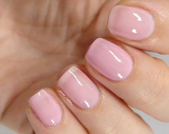Marshmallow - sheer pink nail polish