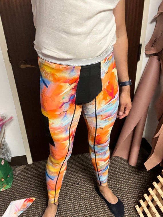 Printed Running Tights Etsy UK