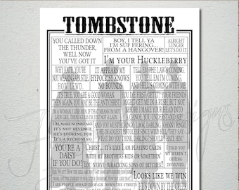 Tombstone Movie Art Etsy